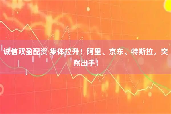 诚信双盈配资 集体拉升！阿里、京东、特斯拉，突然出手！