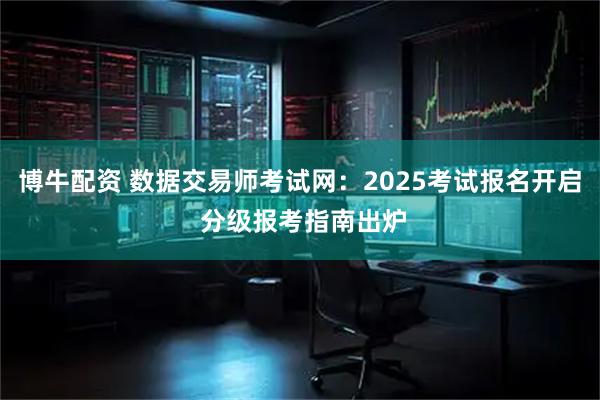 博牛配资 数据交易师考试网：2025考试报名开启 分级报考指南出炉